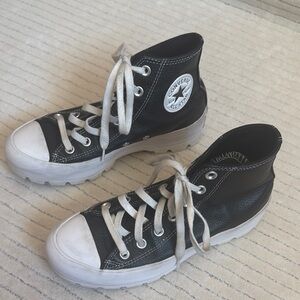 Converse Black and White Classic High-Top Sneakers